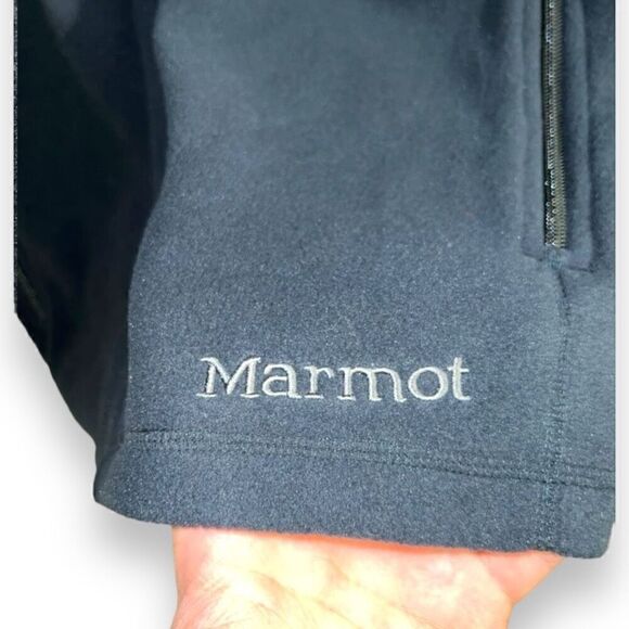 NWT Marmot Black Full Zip Fleece Rocklin Vest Size L - Picture 5 of 9